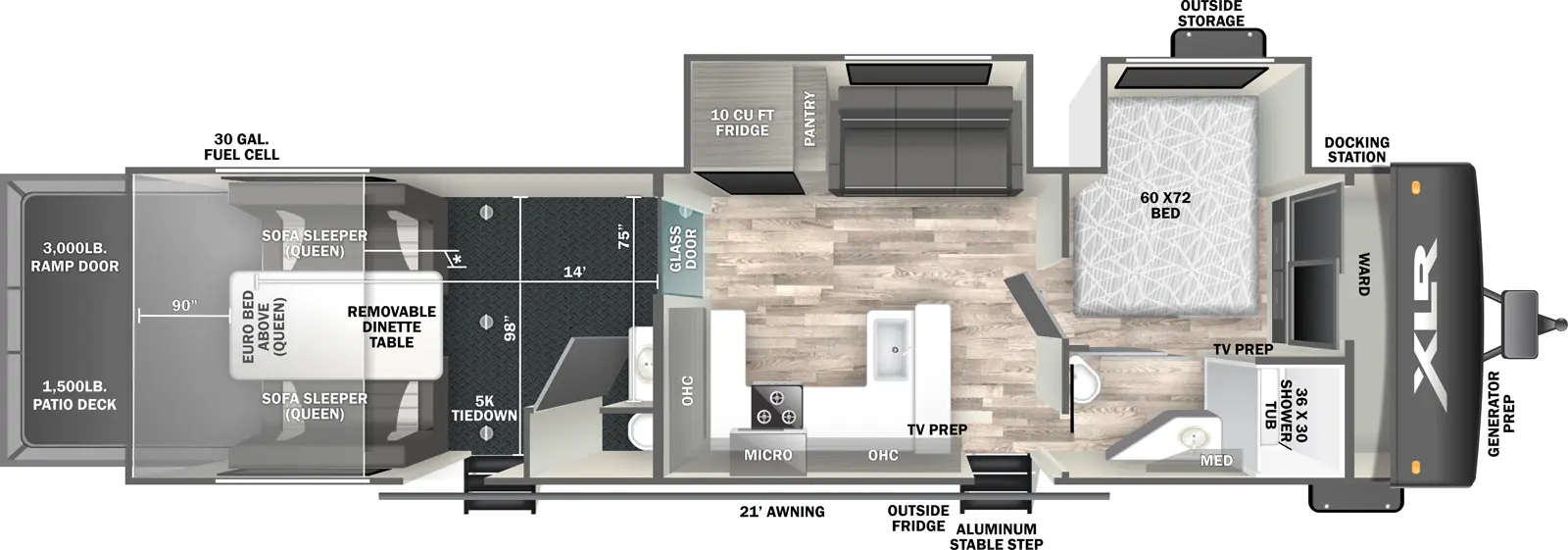 Xlr Hyperlite 3314H - DSO Floorplan